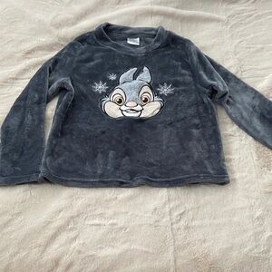 Disney Gray Thumper Pajama Top